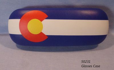Glasses case Sunglass case with Colorado Flag design.