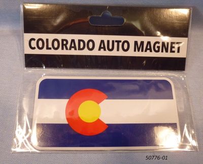 Colorado Flag Souvenir rubber magnet