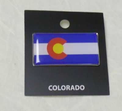 Souvenir Pin Hat Tack Colorado Flag design
