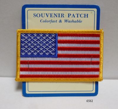 Souvenir Embroidered Patch USA Flag design